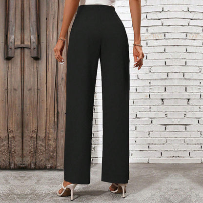 Ameson  New women's clothing versatile intellectual casual pants autumn and winter new high-waisted slim-fitting commuter pants