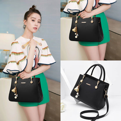 VLOVELAW 2025 Women's bag fashion mother bag women's popular tide Korean version women's bag middle-aged shoulder crossbody handbag simple women's bag