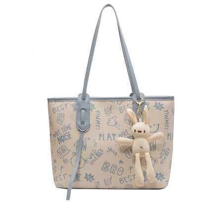 VLOVELAW 2025 Customized fashion women's bags, large-capacity printed shoulder tote bags, fashionable and versatile high-end handbags, women's bags