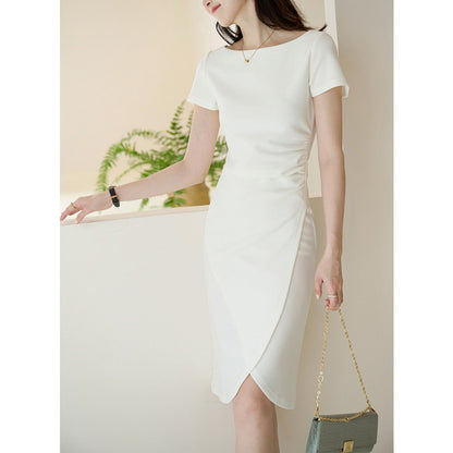 2025 High-end three-dimensional cutting, new Chinese style dress, waist long skirt  women's new skirt summer