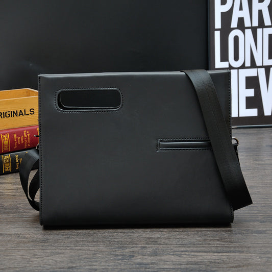 r popular men's handbag Korean version retro shoulder messenger bag business waterproof file bag men's bag wholesale