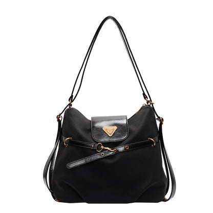 VLOVELAW 2025 Casual commuting retro matte large-capacity bag women's popular new fashion double shoulder back bag single shoulder tote bag