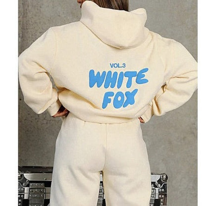 VLOVELAW 2025 New spring, autumn and winter new sweater set fashion sports LOGO long-sleeved pullover hooded sweater two pieces