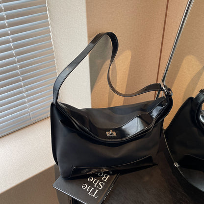 VLOVELAW 2025 Fashion casual versatile shoulder bag popular new niche design retro trend matte premium texture messenger bag