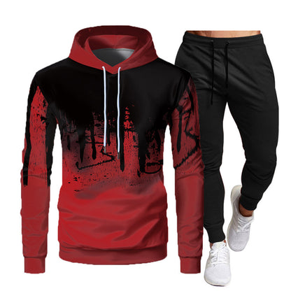 VLOVELAW  2025 new hoodie men's sports, sweater men's light plate hoodie casual sweater set