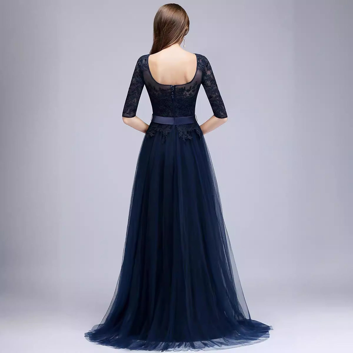 2025Banquet evening dress skirt  new host annual meeting long female elegant celebrity slim dignified atmospheric dress