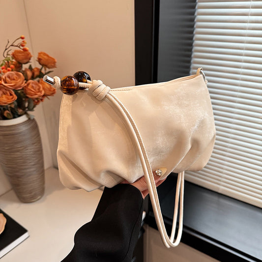 VLOVELAW 2025 Folded cloud bag women's popular new fashion and leisure niche design messenger bag high-end versatile small square bag