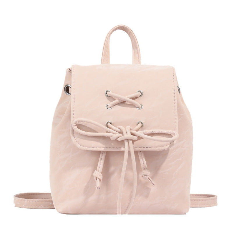 VLOVELAW 2025 Niche design bag popular new versatile chain backpack women's portable bucket bag premium sense going out backpack