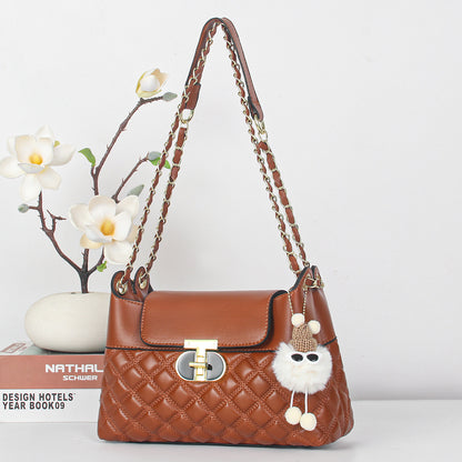 VLOVELAW 2025 Printed chain niche bag women's bag popular new mother bag versatile messenger bag women's Popular trade shoulder messenger bag