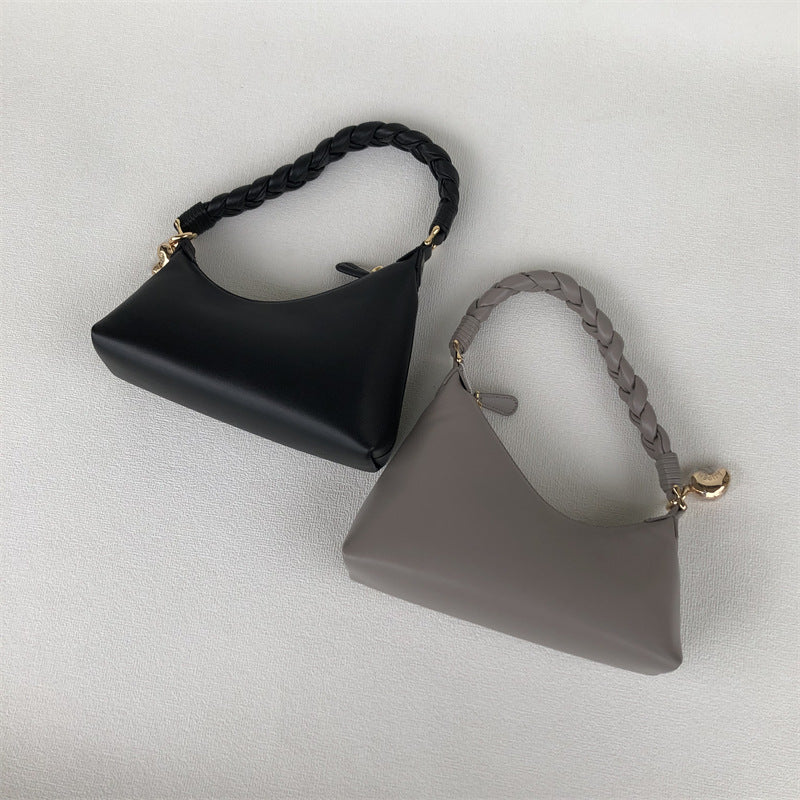 VLOVELAW Special-Interest Design Aupen Mildew Same Fashion Simple Sheepskin Shoulder Handbag Underarm Bag Women