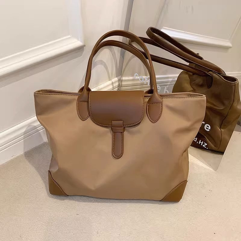 VLOVELAW Wholesale Large Capacity Bag for Women  New Fashion Nylon Canvas Reticule Mummy Commuter Shoulder Tote Bag