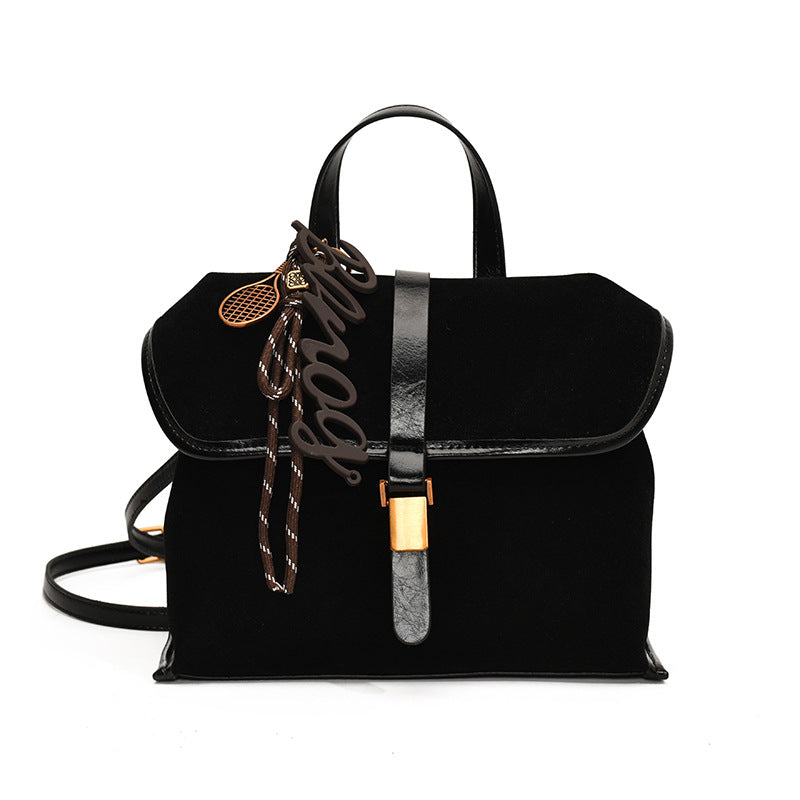 VLOVELAW 2025 Hand carry fashion briefcase women's Korean version ins trendy versatile shoulder bag popular new niche high-end messenger bag