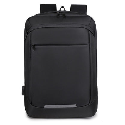 2025 Business backpack fashionable new large-capacity simple travel bag casual men's computer backpack male student schoolbag