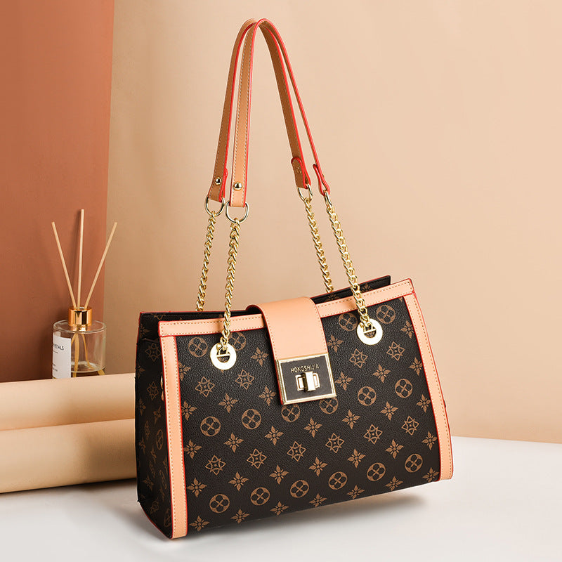 VLOVELAW 2025 Bag Women's Tote Bag popular New Large Capacity Handbag One Shoulder Crossbody Bag Fashion Pu Trendy Brand Women's Bag