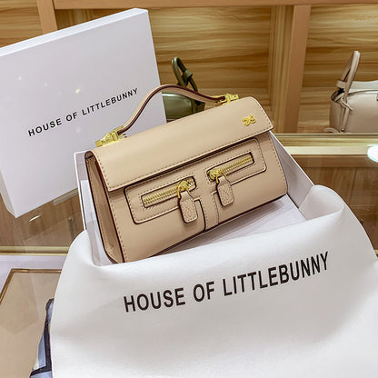VLOVELAW Spring New Special-Interest Design High-Grade Portable Small Square Bag Retro and Fashion All-Matching One-Shoulder Crossboby Bag