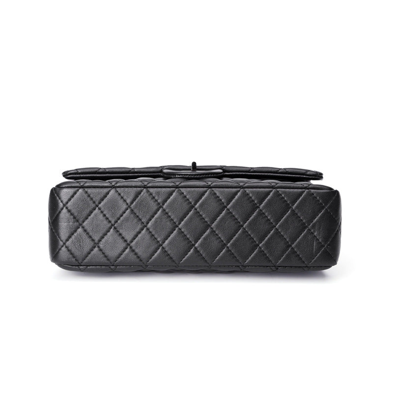 VLOVELAW 2025 Classic fashion sheepskin rhombus chain bag genuine leather simple shoulder messenger bag lock texture multi-functional small square bag
