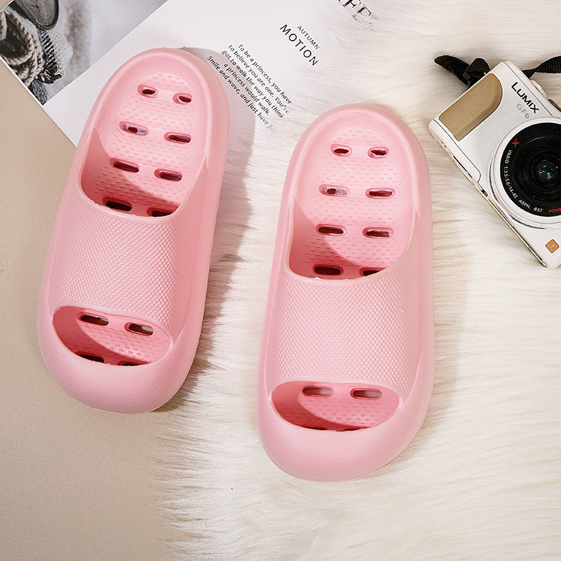 VLOVELAW Children's Slippers Summer Parent-Child Soft Bottom Non-Slip Bathroom Bath Cartoon Boys and Girls Outdoor Wear Beach Thick Bottom Non-Stinky Feet
