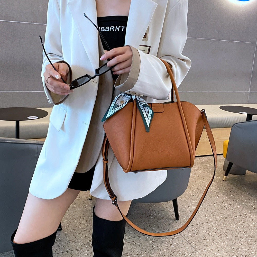 Shell bag New leather mother and child bag first layer TOGO cowhide shoulder handbag fashion women's bag messenger bag 5561