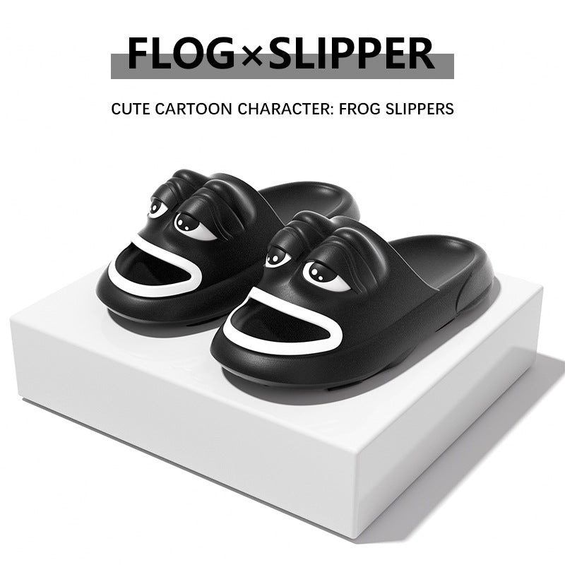 VLOVELAW [Source Factory] Cross-Border Frog Slippers Summer Boys and Girls Special Internet Celebrity Foreign Trade Eva Sandals