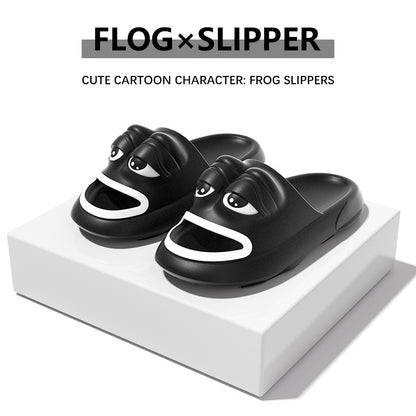 VLOVELAW [Source Factory] Cross-Border Frog Slippers Summer Boys and Girls Special Internet Celebrity Foreign Trade Eva Sandals