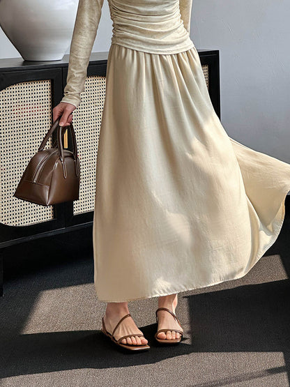 2025 Tachibana popular autumn  temperament light mature suit women's irregular one-word shoulder + high waist skirt 3311