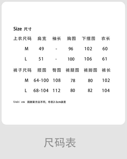 Luxi, Korean swinging collar set asymmetrical slanted shoulder T-shirt + high-waisted casual wide-leg pants summer two-piece set 2678