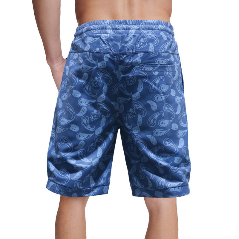 VLOVELAW popular New Summer Personality 100 Casual 2025 Men's Five-Point Printed Tether Breathable Shorts