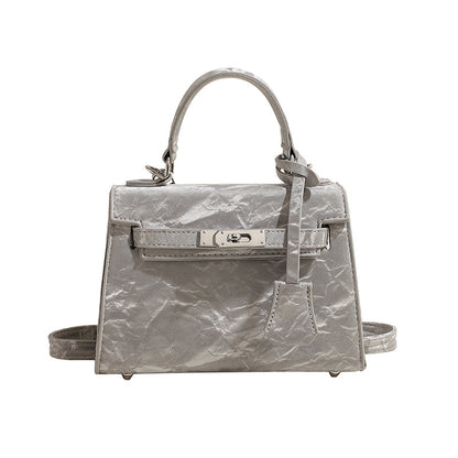 VLOVELAW 2025 Premium texture portable Kelly bag women's popular new trendy fashion shoulder messenger bag niche design versatile bag