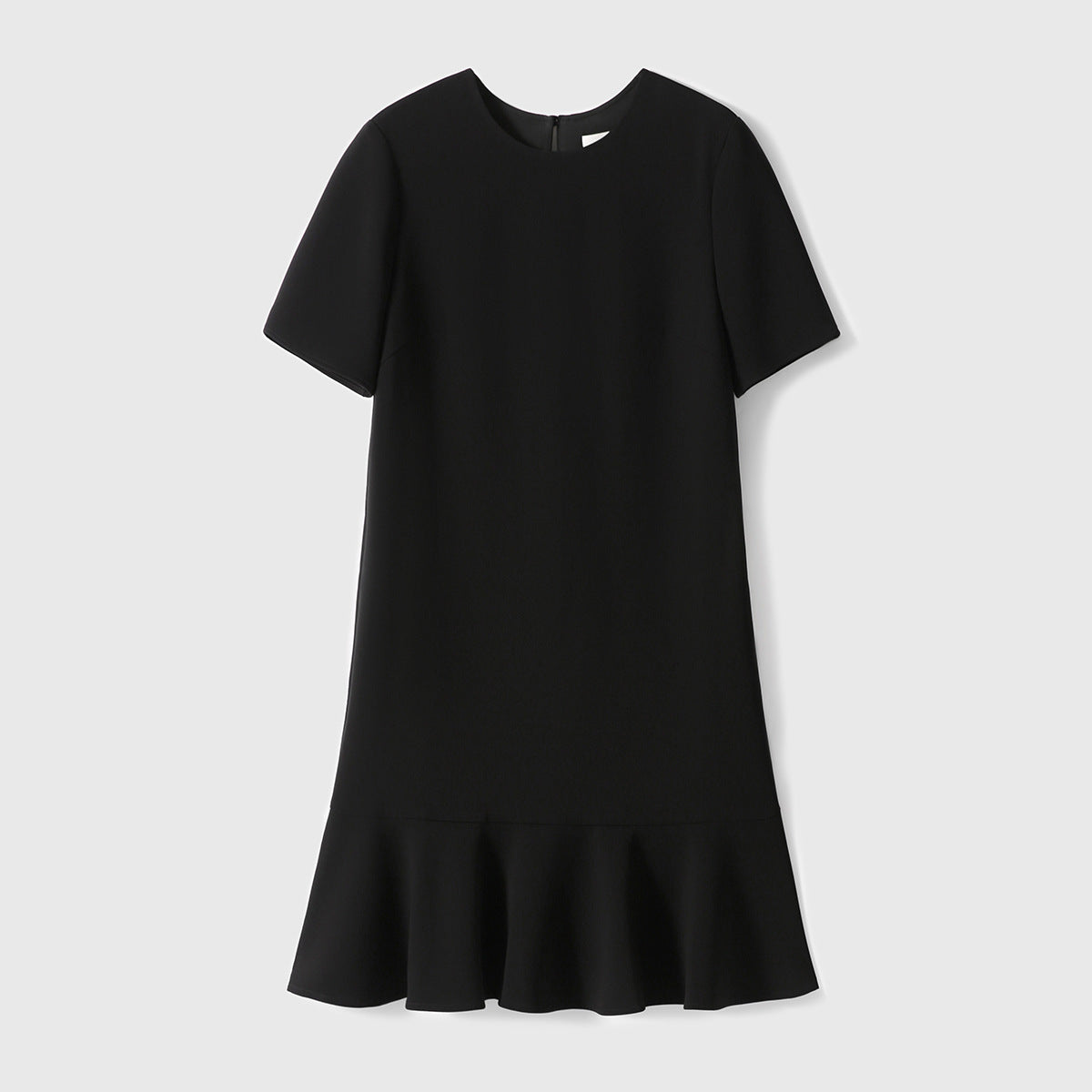 2025 Premium triacetate fishtail skirt, textured short-sleeved dress, satin medium and long summer women's clothing new