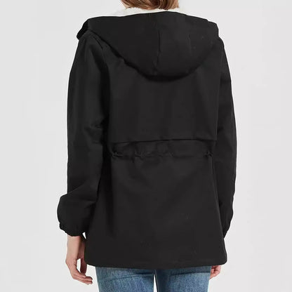 Fleece trench coat women's 2025 new winter Korean version casual loose coat foreign style thickened medium and long cotton coat