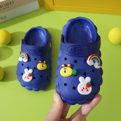 VLOVELAW Summer New Children's Sandals Casual Beach Hole Shoes Cute Cartoon Home Slippers Non-Slip Soft Bottom