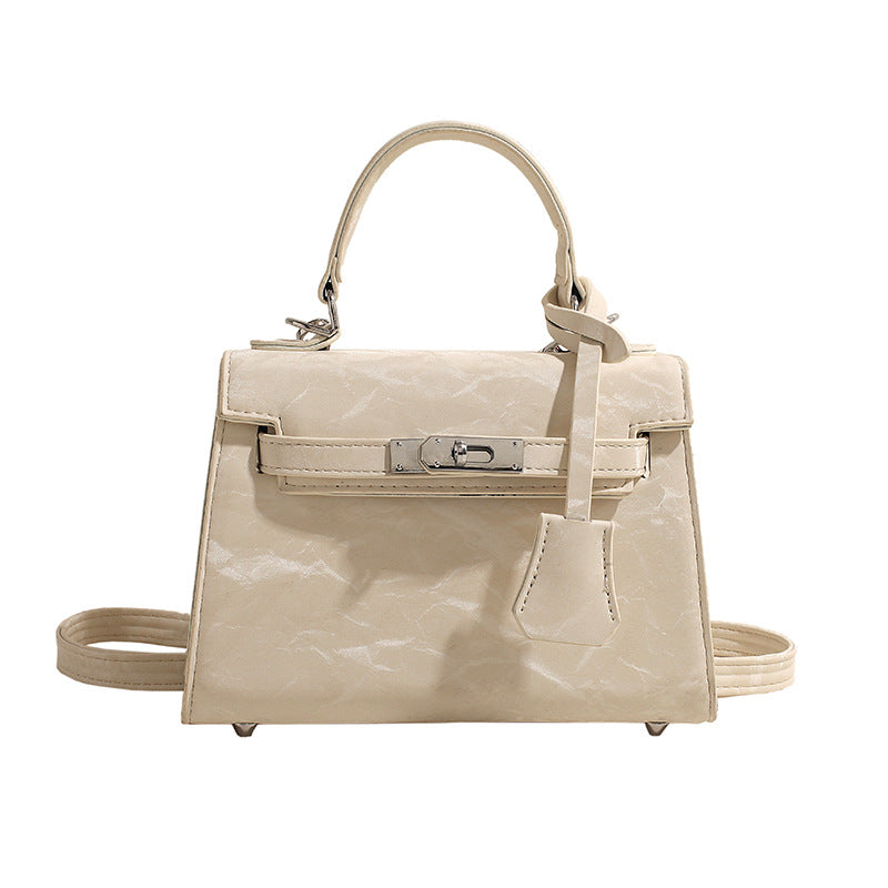 VLOVELAW 2025 Premium texture portable Kelly bag women's popular new trendy fashion shoulder messenger bag niche design versatile bag