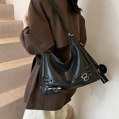 VLOVELAW 2025 Fashion versatile tote bag women's Korean version ins trendy large-capacity armpit bag popular new high-end shoulder bag