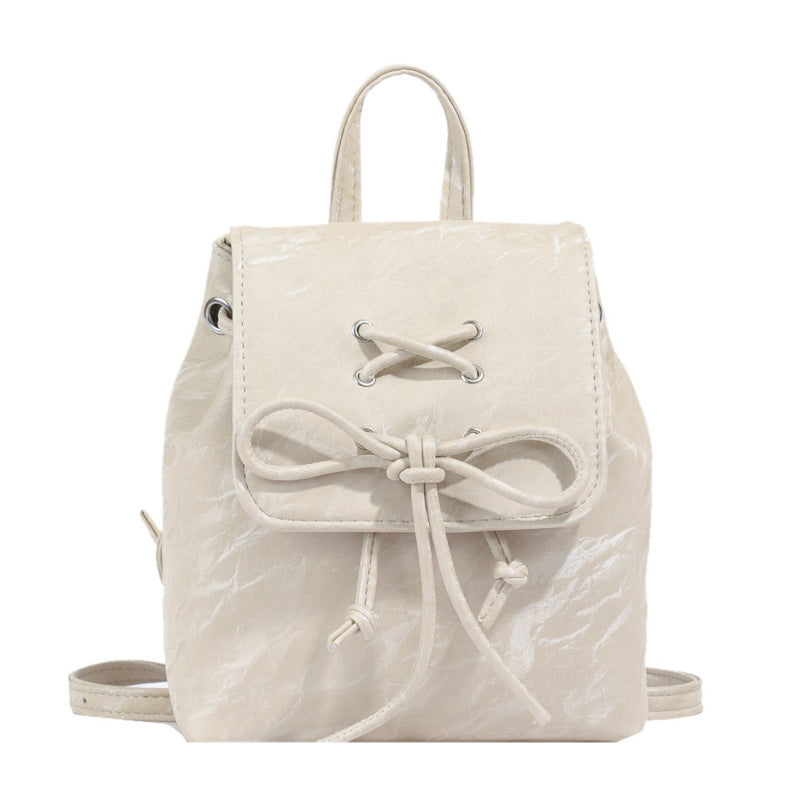 VLOVELAW 2025 Niche design bag popular new versatile chain backpack women's portable bucket bag premium sense going out backpack