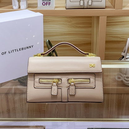 VLOVELAW Spring New Special-Interest Design High-Grade Portable Small Square Bag Retro and Fashion All-Matching One-Shoulder Crossboby Bag