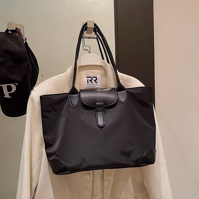 VLOVELAW Wholesale Large Capacity Bag for Women  New Fashion Nylon Canvas Reticule Mummy Commuter Shoulder Tote Bag