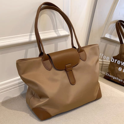VLOVELAW Wholesale Large Capacity Bag for Women  New Fashion Nylon Canvas Reticule Mummy Commuter Shoulder Tote Bag