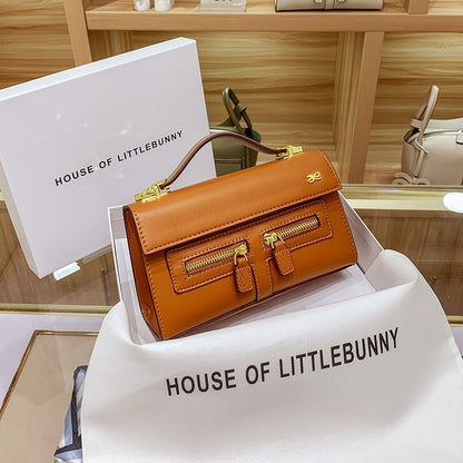 VLOVELAW Spring New Special-Interest Design High-Grade Portable Small Square Bag Retro and Fashion All-Matching One-Shoulder Crossboby Bag