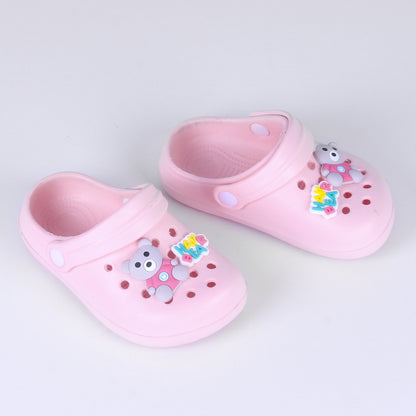 VLOVELAW Children's Hole Shoes Women's Summer Outdoor Wear Shit Feeling Thick Bottom Toe Cap Half Slippers Boys and Girls Home Non-Slip Sandals for Older Children
