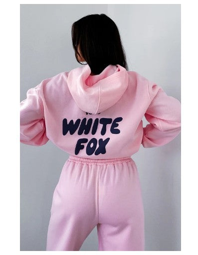 VLOVELAW 2025 New spring, autumn and winter new sweater set fashion sports LOGO long-sleeved pullover hooded sweater two pieces