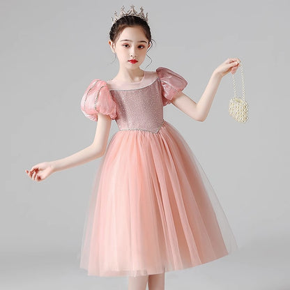 VLOVELAW Best Jane Girls' Dress  New Summer Dress Birthday Princess Dress Children's Full Dress Trendy Princess Dress