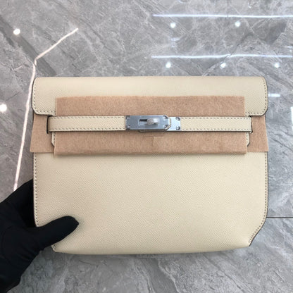 VLOVELAW 2025 New fashion retro underarm shoulder bag genuine leather palm pattern cowhide Kai bag underarm street trend messenger bag