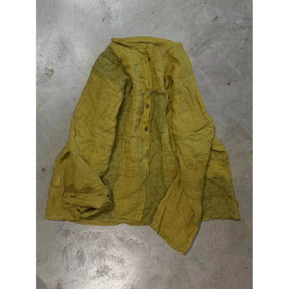 2025    Su Nian Weiyang 23/12 SN03 Fashion Retro Crew Neck Ramie Patchwork Cardigan