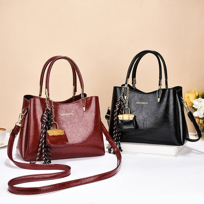 VLOVELAW 2025 Bags Women's Handbags Women's Fashion Retro Women's Bags Mom Premium Shoulder Crossbody Bags Niche Large Capacity Hot Trade