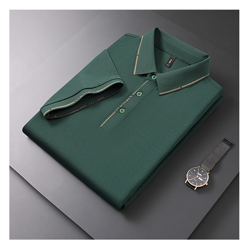 VLOVELAW 2025 POLO Shirt Summer Men's Lapel Men's Short Sleeve T-Shirt Sports Casual Versatile Breathable Men's Lapel Top