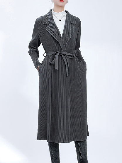 2025 design sense long coat women's autumn and winter new loose versatile temperament commuter coat women's high sense