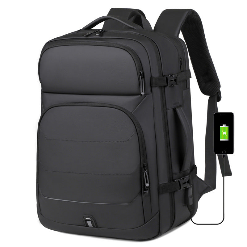 2025 Backpack Commuter Large Capacity Men's Backpack Premium Sense Computer Bag popular New Multifunctional Men's Double Back