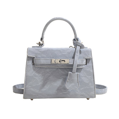 VLOVELAW 2025 Premium texture portable Kelly bag women's popular new trendy fashion shoulder messenger bag niche design versatile bag