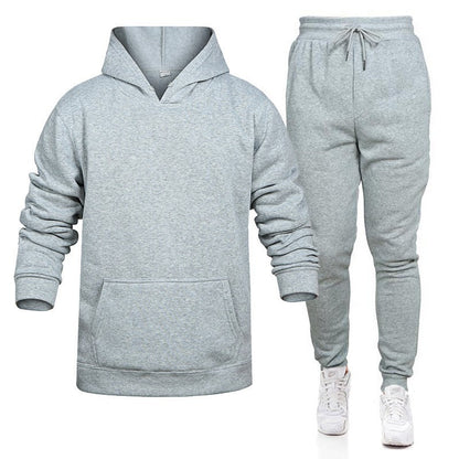 VLOVELAW Spring and Autumn New Men's Sports Two-piece Set Trend Pullover Hooded Sweater Set Sportswear Men's Sports Suit Men's