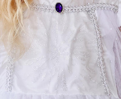 VLOVELAW Princess Elsa Dress Frozen Summer Girls Birthday Skirt New Children Dress Little Girl Western Style
